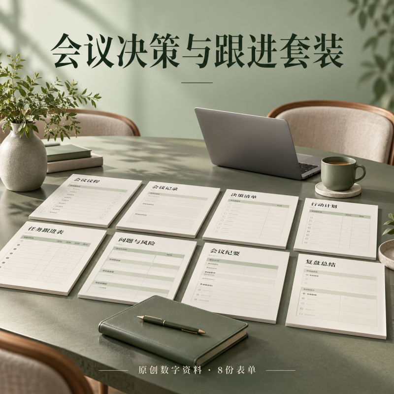 会议决策与跟进套装-星城博客