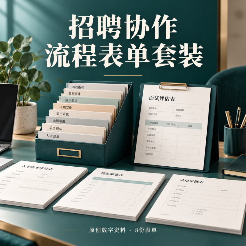 招聘协作流程表单套装-星城博客